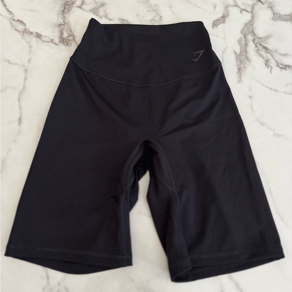 Gymshark | High Waisted Black Biker Shorts - Size XS - Picture 1 of 4
